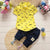Boys Clothing Summer Sets - Style1-Yellow / 4T