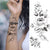 Black Peony Prick Butterfly Rose DIY Waterproof Temporary Tattoo For Men & Women - Birmon