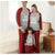 Cartoon Deer Family Christmas Matching Outfits - 2123 red / Father L