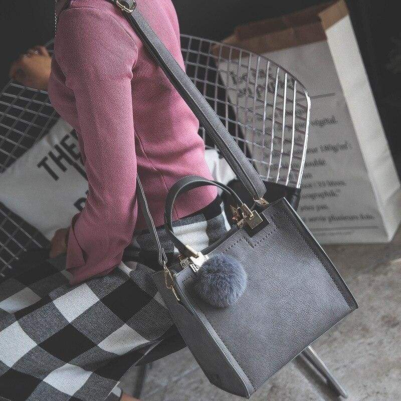 Checkered Pattern Bucket Bag, Vintage Style Shoulder Trendy Crossbody Bag for Women