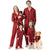 Christmas Red Plaid Family Matching Pajamas Sets - RED / Dog Scarf S-M
