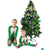 Christmas Tree Family Pajama Sets - Army Green / child 2-3Y