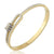 Corundum I Stylish Woman Bracelet - Gold-color