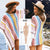 Crochet Bikini Cover Up with Fringe Trim Hollow Tunic Beach Dress - Birmon