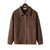 Drop Shoulder Oversize Single Breasted Jacket And Elastic Waist - Only-Brown Jacket / China / L