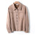 Drop Shoulder Oversize Single Breasted Jacket And Elastic Waist - Only-Jacket Khaki / China / L