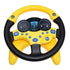 Electric Simulation Steering Wheel Toy with Light Sound
