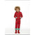 Family Christmas Hooded Zipper Romper Pajamas - Red / Kid 2T