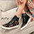 Fashion Ethnic Women Ankle Boots - blackD / 4