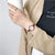 Retro Brown Wristwatches Vintage Leather Bracelet Woman Watch - Brown white - 200363144