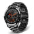 Full Circle Touch Screen Steel Band Men Smartwatch - Black S / China