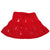 Hand Crochet Beach Cover Up Skirt - Red