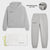 Hoodies Track Pants Joggers Women Tracksuits - Gray / S
