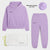 Hoodies Track Pants Joggers Women Tracksuits - Orchid Purple / S