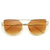 LeonLion Brand Designer Cateye Sunglasses for women - Gold Tea - 33902