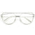 LeonLion Brand Designer Cateye Sunglasses for women - Silver-T - 33902