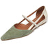 Mary Jane Increased Internal Suede Leather Women's Shoes
