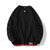 Men & Women Crewneck Sweatshirt - Black / S(40-45kg)