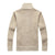 Men's Knitted Sweater Coat Off Full Zip Causal Plus Size - Birmon
