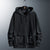 Men’s Spring Casual Hoodies - Black 2137 / Asian size S