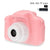 Mini Cartoon Photo Digital Camera Toys - Pink 16G TF Card