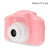 Mini Cartoon Photo Digital Camera Toys - Pink no TF Card