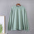 New Autumn & Winter Warm Casual Two Pieces Fleece Tops and Pants - Green Tops / L
