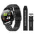 New Bluetooth Smart Watch - black 5 zhu steel