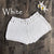 New Women Hot Summer Knit Crochet Shorts - white / L