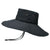 Panama Big Brim Bucket Sun Protection Hat For Men - Black / 56-58CM
