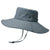 Panama Big Brim Bucket Sun Protection Hat For Men - Gray / 56-58CM