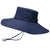 Panama Big Brim Bucket Sun Protection Hat For Men - Navy / 56-58CM