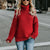 Pullover Turtle Neck Warm Knitted Oversized Turtleneck Sweater winter outfit - Birmon