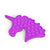 Rainbow Fidget Reliever Stress Toy - J - Purple