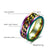 Rainbow II Steel Gentleman Ring