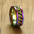 Rainbow II Steel Gentleman Ring - 10