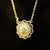 Rhinestone I Classy Women’s Necklace - Gold