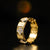 Rhinestone III Chic Women’s Ring - Gold-color / 10