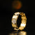 Rhinestone III Chic Women’s Ring - Gold-color / 6