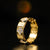 Rhinestone III Chic Women’s Ring - Gold-color / 7