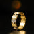 Rhinestone III Chic Women’s Ring - Gold-color / 9