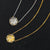 Rhinestone III Classy Women’s Necklace - 45cm / Gold
