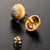 Rhinestone VII Stylish Women’s Earrings - Gold-color