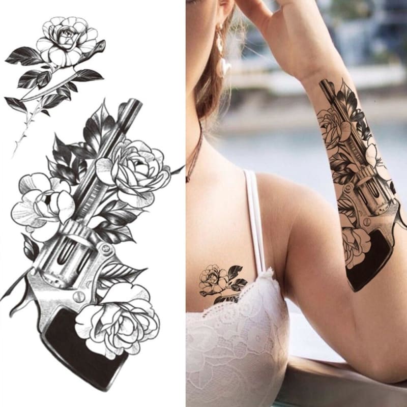 Rose quotes Temporary Tattoos DIY
