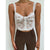 See Through Lace Sheer Corsets Top