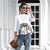 Spring Summer Embroidery Print Blouses - white / XXL