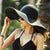 Summer Beach Oversized Brim Summer Straw Hat - Black / 56-58cm