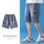 Summer New Men Designers Jeans Short - Blue(201) / 4XL