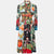Summer Runway Luxury Vintage Multicolor Dress - Birmon