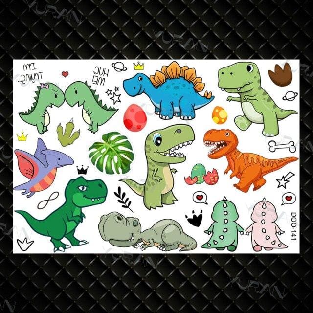 Tattoodoo™ Cartoon Temporary Tattoos Sticker For Kids - GDO141